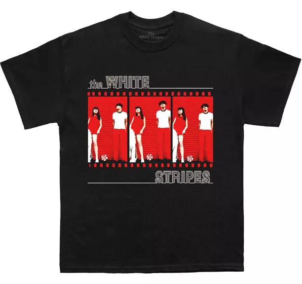 The White Stripes T-shirt - Jack and Meg White Film Strip Shirt - New Official S
The White Stripes T-shirt - Jack and Meg White Film Strip Shirt - New Official S