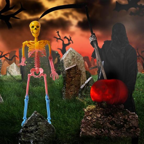 Хэллоуин скелетные украшения съемные соединения Радужный скелет фигурка череп украшение для жутких вечеринок праздничные украшения
Хэллоуин скелетные украшения съемные соединения Радужный скелет фигурка череп украшение для жутких вечеринок праздничные украшения