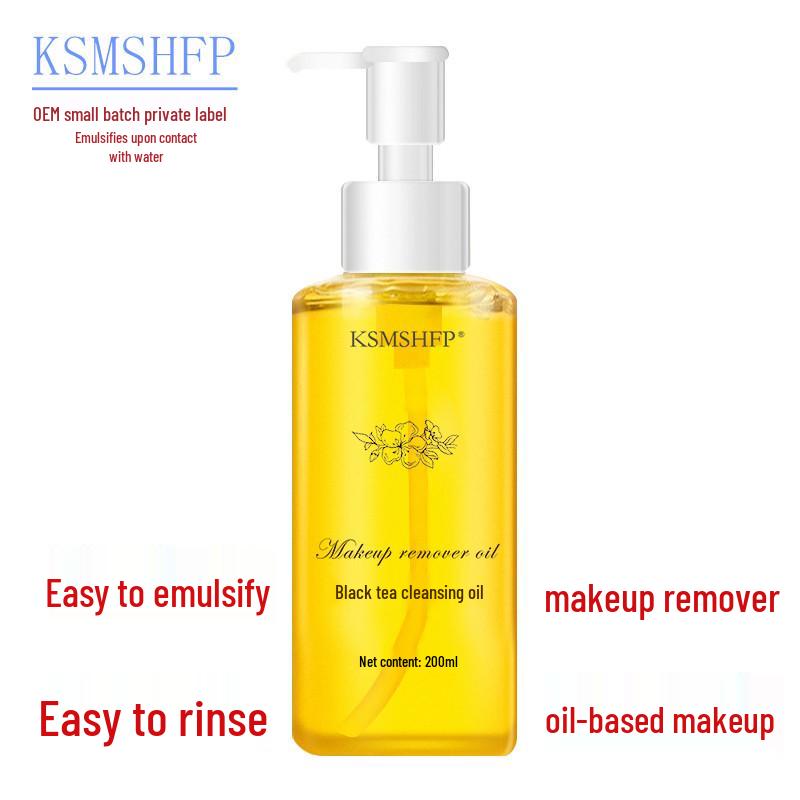 KSMSHFP 3-in-1 Black Tea Makeup Remover Oil 200ml: Gentle Cleanser for Eyebrows, Eyes & Lips. 200ml
KSMSHFP 3-in-1 Black Tea Makeup Remover Oil 200ml: Gentle Cleanser for Eyebrows, Eyes & Lips. 200ml