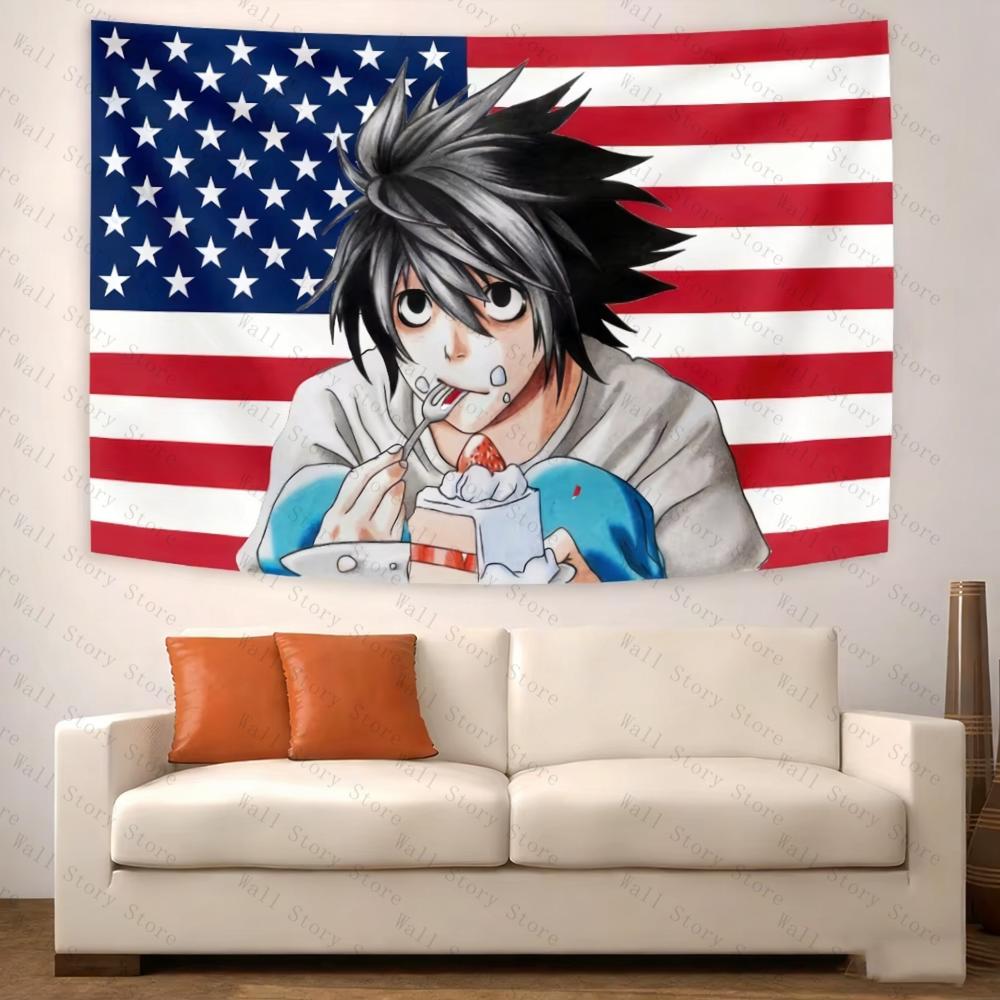Aesthetic Tapestry Room Decor Backdrop Cloth Anime Flags Death Note Wall Tapestries Dorm Decoration Wall Hanging Tapestry Banner 74x94cm(29x37in)
Aesthetic Tapestry Room Decor Backdrop Cloth Anime Flags Death Note Wall Tapestries Dorm Decoration Wall Hanging Tapestry Banner 74x94cm(29x37in)