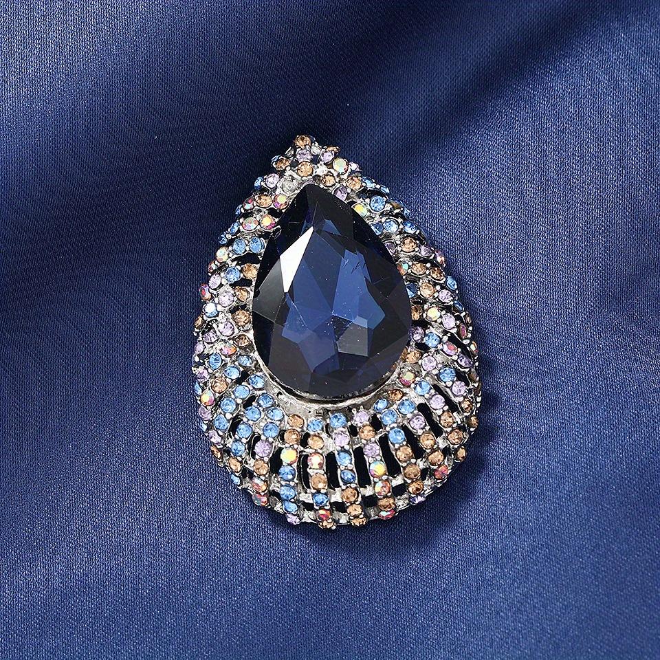 Fashion Women Men Shining Waterdrop Crystal Brooch Badges Elegant High-end Party Banquet Clothing Suit Pin синий
Fashion Women Men Shining Waterdrop Crystal Brooch Badges Elegant High-end Party Banquet Clothing Suit Pin синий