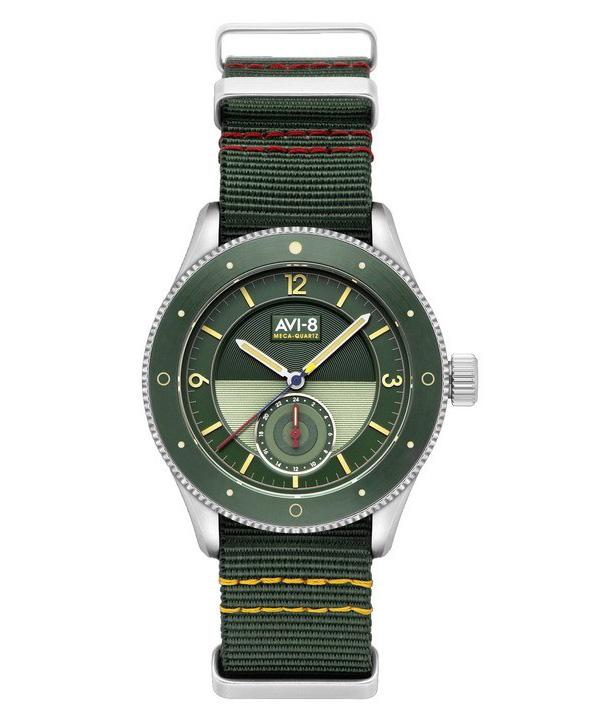 AVI-8 Flyboy Airmaster Sector Meca-Quartz Vert Зеленый нейлоновый ремешок Зеленый циферблат AV-4112-02 Мужские часы зелёный 
AVI-8 Flyboy Airmaster Sector Meca-Quartz Vert Зеленый нейлоновый ремешок Зеленый циферблат AV-4112-02 Мужские часы зелёный