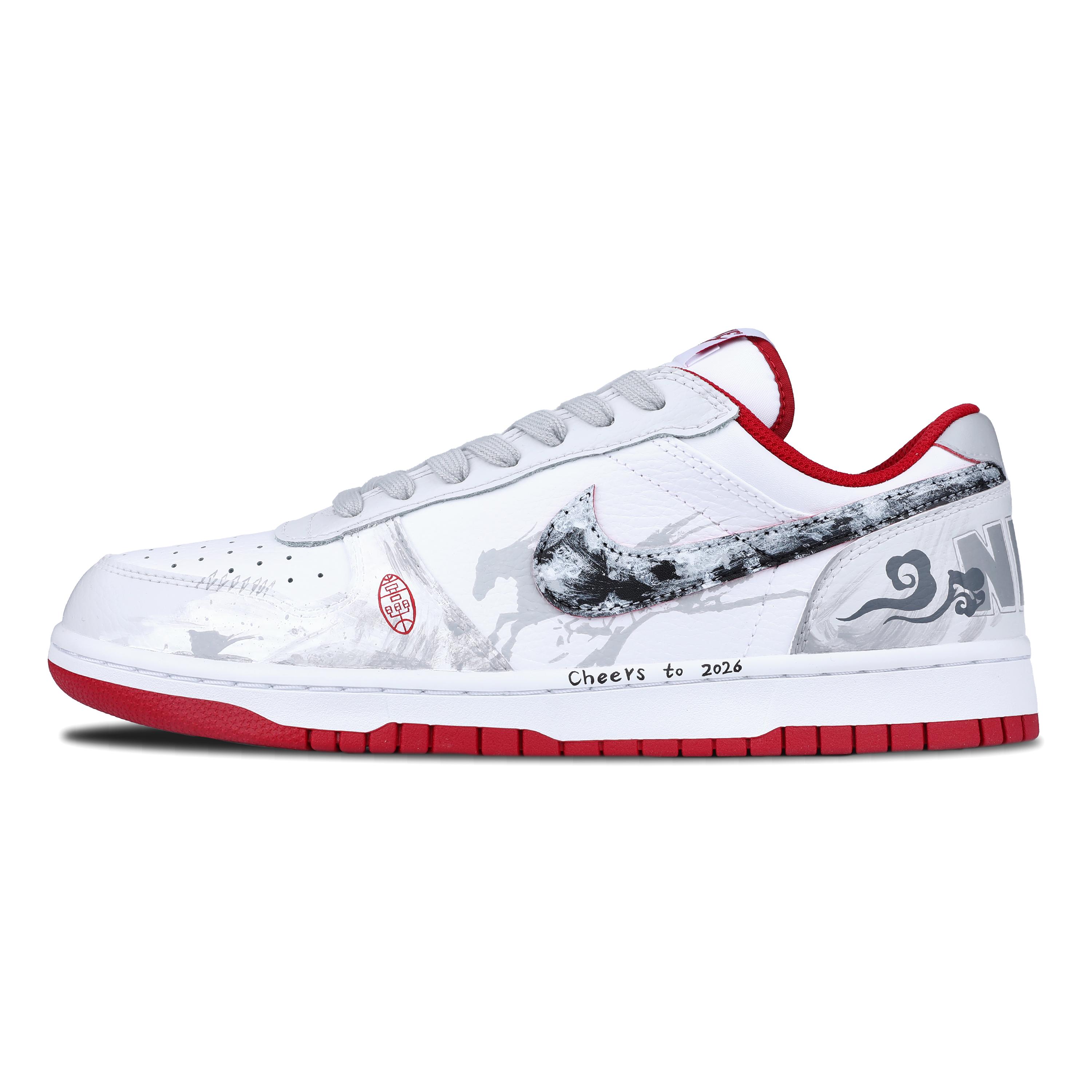 Nike Big Low Lux Morning Cloud Horse Leather Abrasion Resistant Breathable Low top Skateboard Shoes Men s 355152-150(Team28-) 41
Nike Big Low Lux Morning Cloud Horse Leather Abrasion Resistant Breathable Low top Skateboard Shoes Men s 355152-150(Team28-) 41