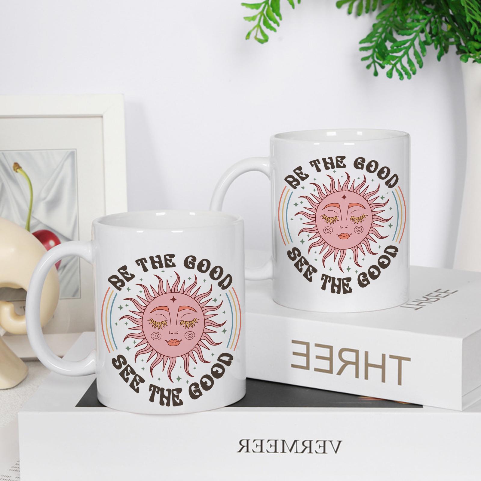 11oz Colorful Self-Encouragement Art Letter Butterfly Pattern Milk Coffee Juice Ceramic Sublimation Mug Suitable For Gifts 11oz
11oz Colorful Self-Encouragement Art Letter Butterfly Pattern Milk Coffee Juice Ceramic Sublimation Mug Suitable For Gifts 11oz