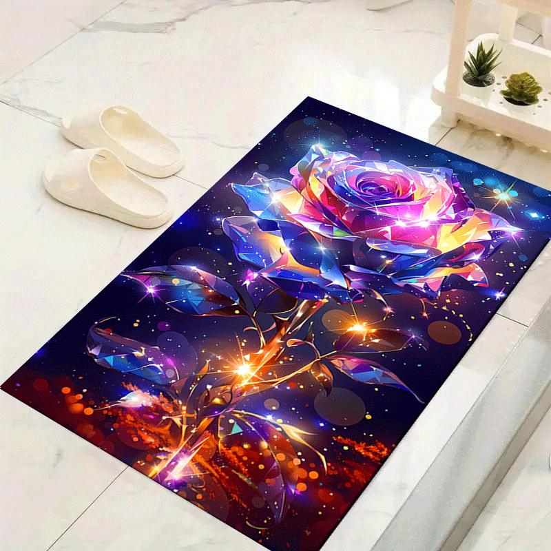 1pc Crystal Rose Design Indoor Area Rug - Soft, Anti-Slip, and Durable Gaming Room Decor for Bedroom 60cm by 90cm
1pc Crystal Rose Design Indoor Area Rug - Soft, Anti-Slip, and Durable Gaming Room Decor for Bedroom 60cm by 90cm