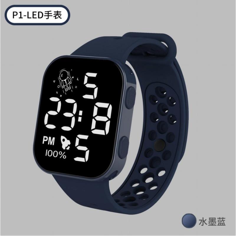 Digital luminous sports student children s e-commerce LED electronic watch luminous tide meter digital display синій колір
Digital luminous sports student children s e-commerce LED electronic watch luminous tide meter digital display синій колір