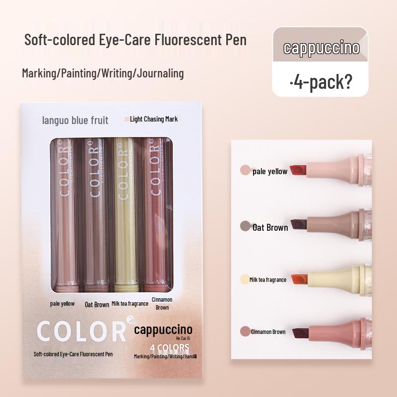 Blue Fruit Cappuccino Highlight Pen: Eye-Friendly, Colorful Fluorescent Note Marker for Students Chisel Tip
Blue Fruit Cappuccino Highlight Pen: Eye-Friendly, Colorful Fluorescent Note Marker for Students Chisel Tip