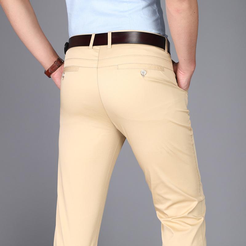 Men s Slim Suit Pants Fashion Business Casual Cotton Green Black Khaki Trousers Male Brand Clothing 35
Men s Slim Suit Pants Fashion Business Casual Cotton Green Black Khaki Trousers Male Brand Clothing 35
