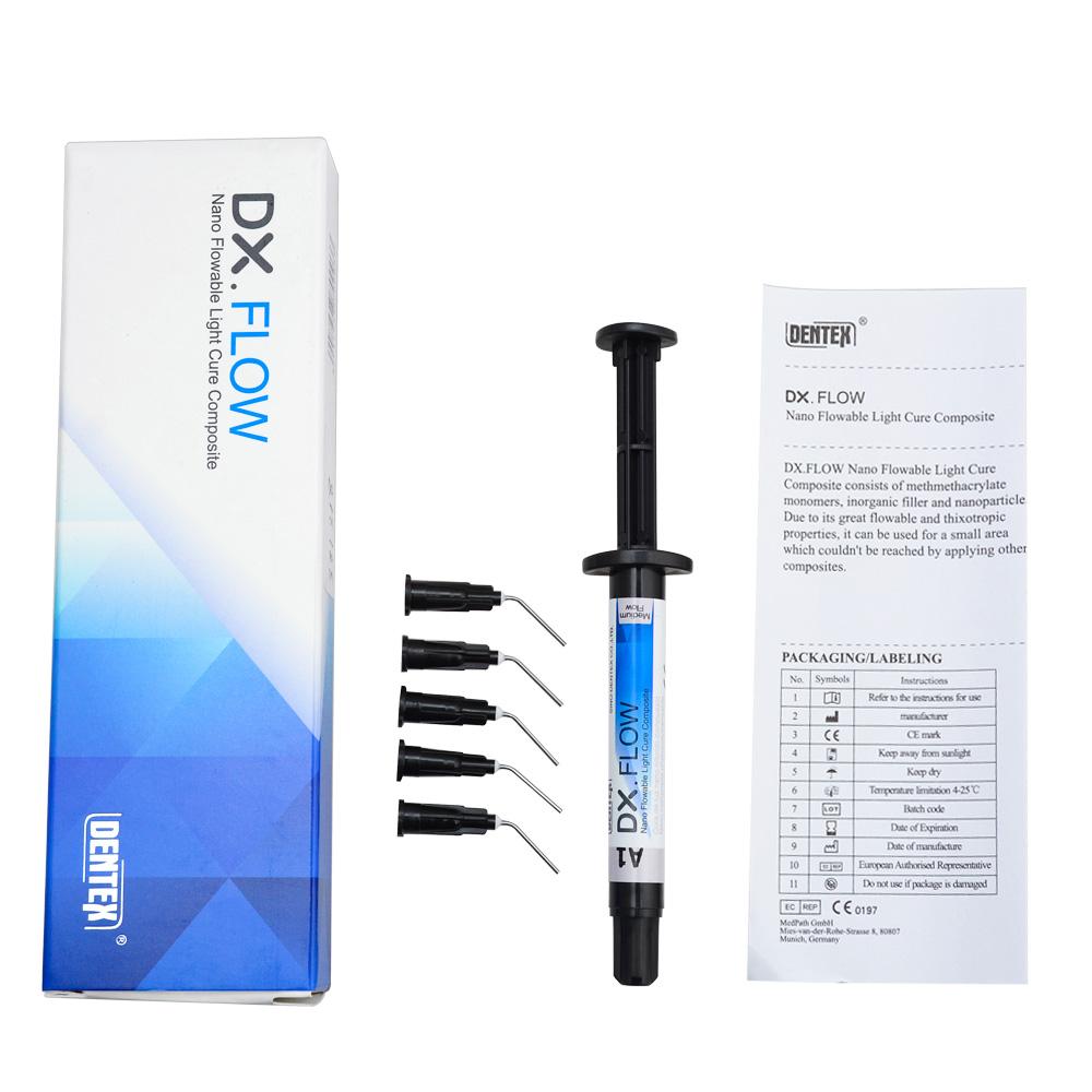 Dentex Dental Flowable Светоотверждаемая композитная смола со средней текучестью A1 A2 A3 3g/syg
Dentex Dental Flowable Светоотверждаемая композитная смола со средней текучестью A1 A2 A3 3g/syg