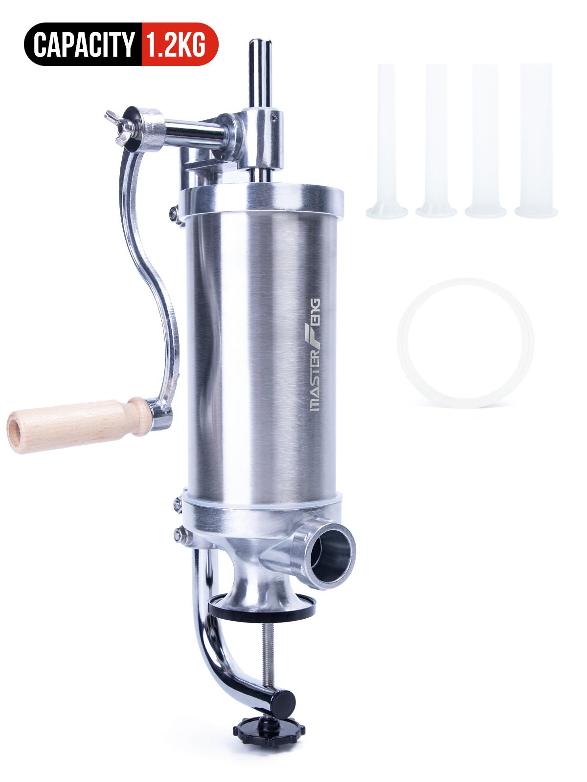 MASTER FENG Vertical Sausage Stuffer Homemade Manual Sausage Maker Sausage Meat Filling Machine
MASTER FENG Vertical Sausage Stuffer Homemade Manual Sausage Maker Sausage Meat Filling Machine