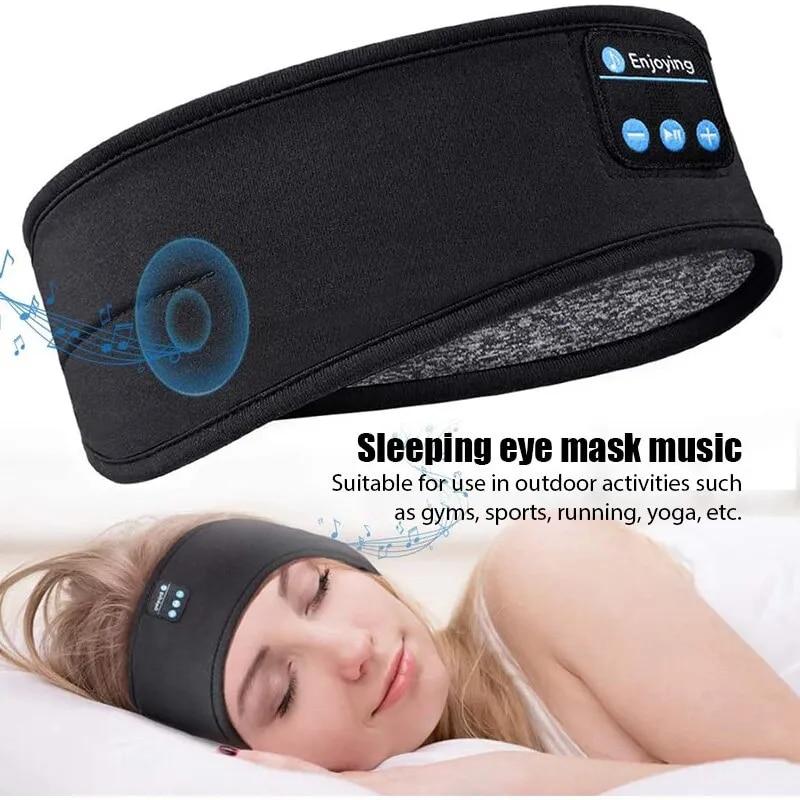 Bluetooth наушники YurKem, спортивная повязка на голову для сна, эластичные беспроводные наушники, музыкальная маска для глаз, беспроводная Bluetooth гарнитура, повязка на голову чёрный
Bluetooth наушники YurKem, спортивная повязка на голову для сна, эластичные беспроводные наушники, музыкальная маска для глаз, беспроводная Bluetooth гарнитура, повязка на голову чёрный