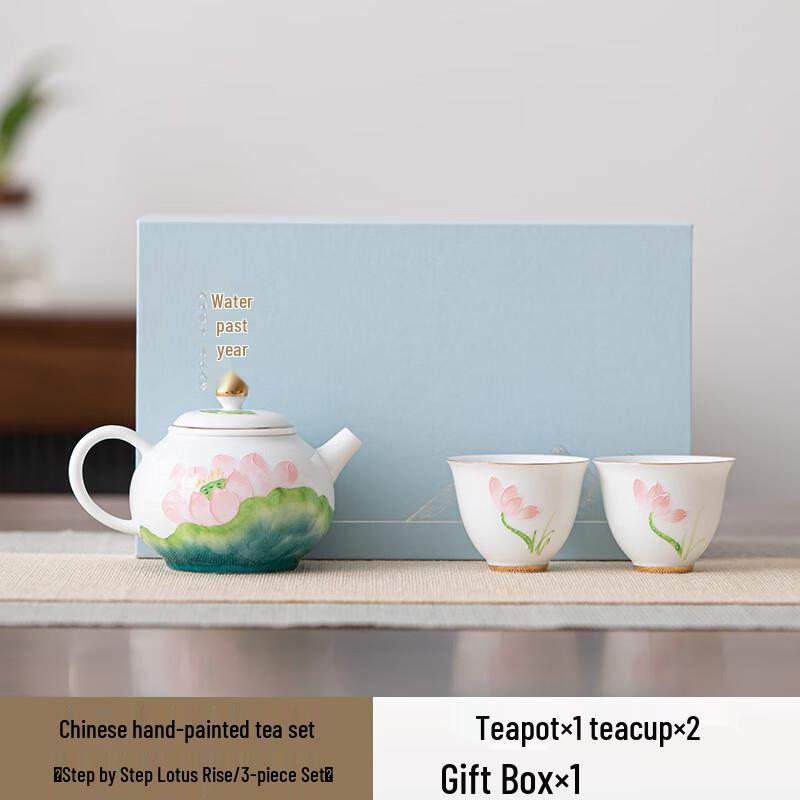 Hand-painted Ceramic Kung Fu Tea Set 3-piece Set
Hand-painted Ceramic Kung Fu Tea Set 3-piece Set