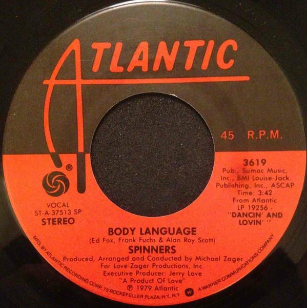 7inch Record SPINNERS Body Language 3619 Atlantic 1979 US Dance Electronica Used
7inch Record SPINNERS Body Language 3619 Atlantic 1979 US Dance Electronica Used