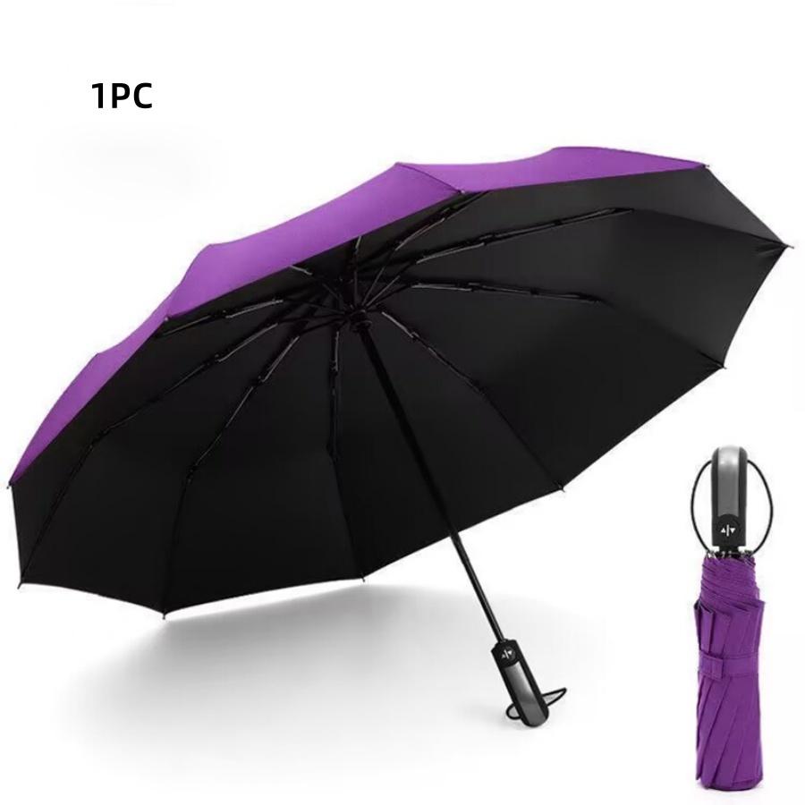 2025 New 10-Bone Black Glue Fully Automatic Umbrella UV Resistant And Sunshade Folding Umbrella Portable IRON&10K фіолетовий
2025 New 10-Bone Black Glue Fully Automatic Umbrella UV Resistant And Sunshade Folding Umbrella Portable IRON&10K фіолетовий