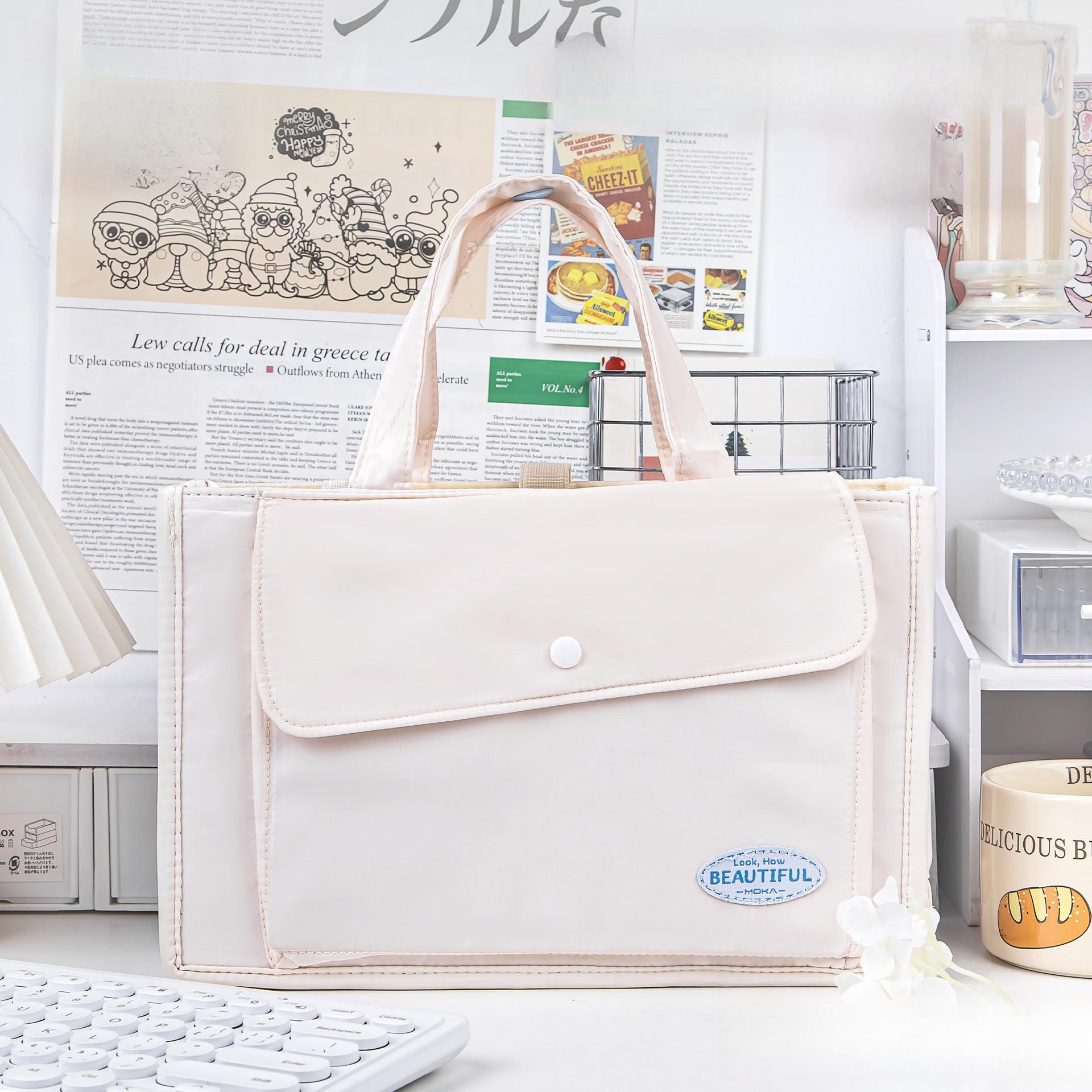Korean Fashion Solid Color Handbag Large Capacity Student Tutoring Bag Casual Versatile Shoulder Bag for Women Commute Storage бежевый
Korean Fashion Solid Color Handbag Large Capacity Student Tutoring Bag Casual Versatile Shoulder Bag for Women Commute Storage бежевый