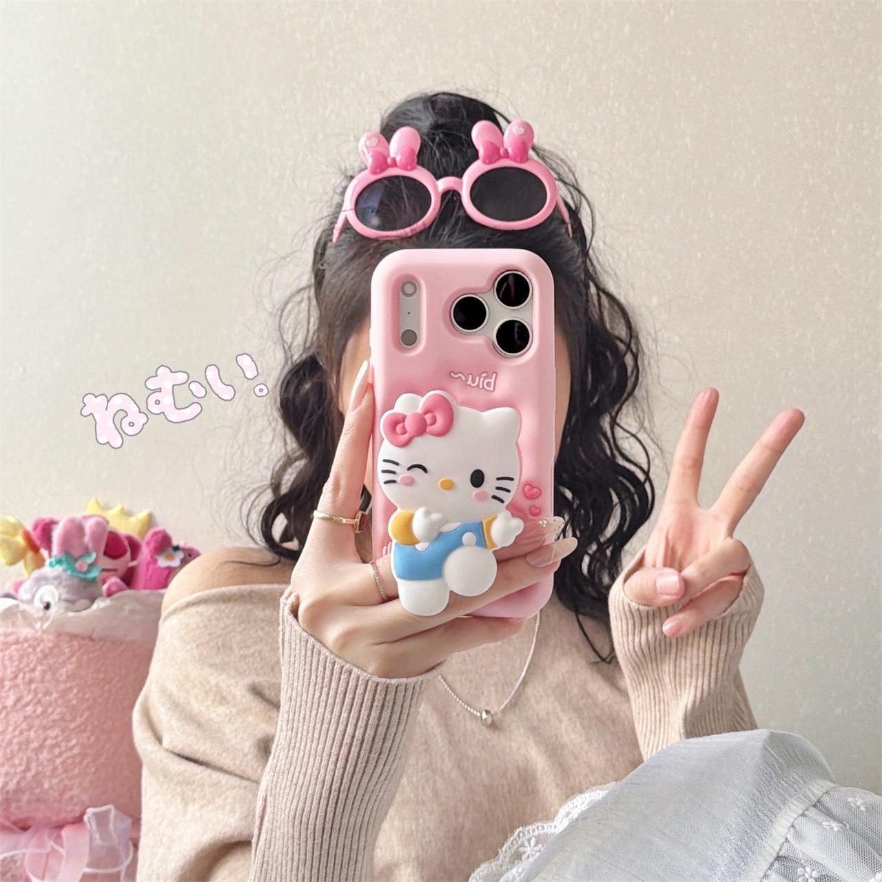 Cartoon Cute KT Cat Stand Compatible iPhone 13-17/14-16 Pro Max Case Cover 15 Pro
Cartoon Cute KT Cat Stand Compatible iPhone 13-17/14-16 Pro Max Case Cover 15 Pro