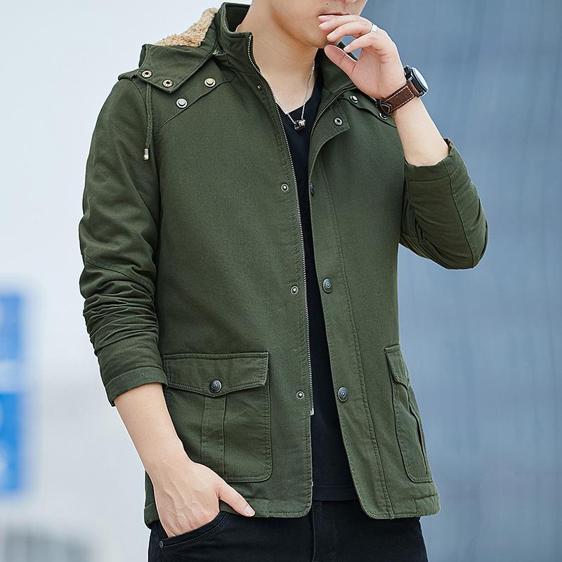 2019 new winter fleece thickened trench coat men s jacket men s jacket trendy padded clothes 5XL армия зеленый
2019 new winter fleece thickened trench coat men s jacket men s jacket trendy padded clothes 5XL армия зеленый