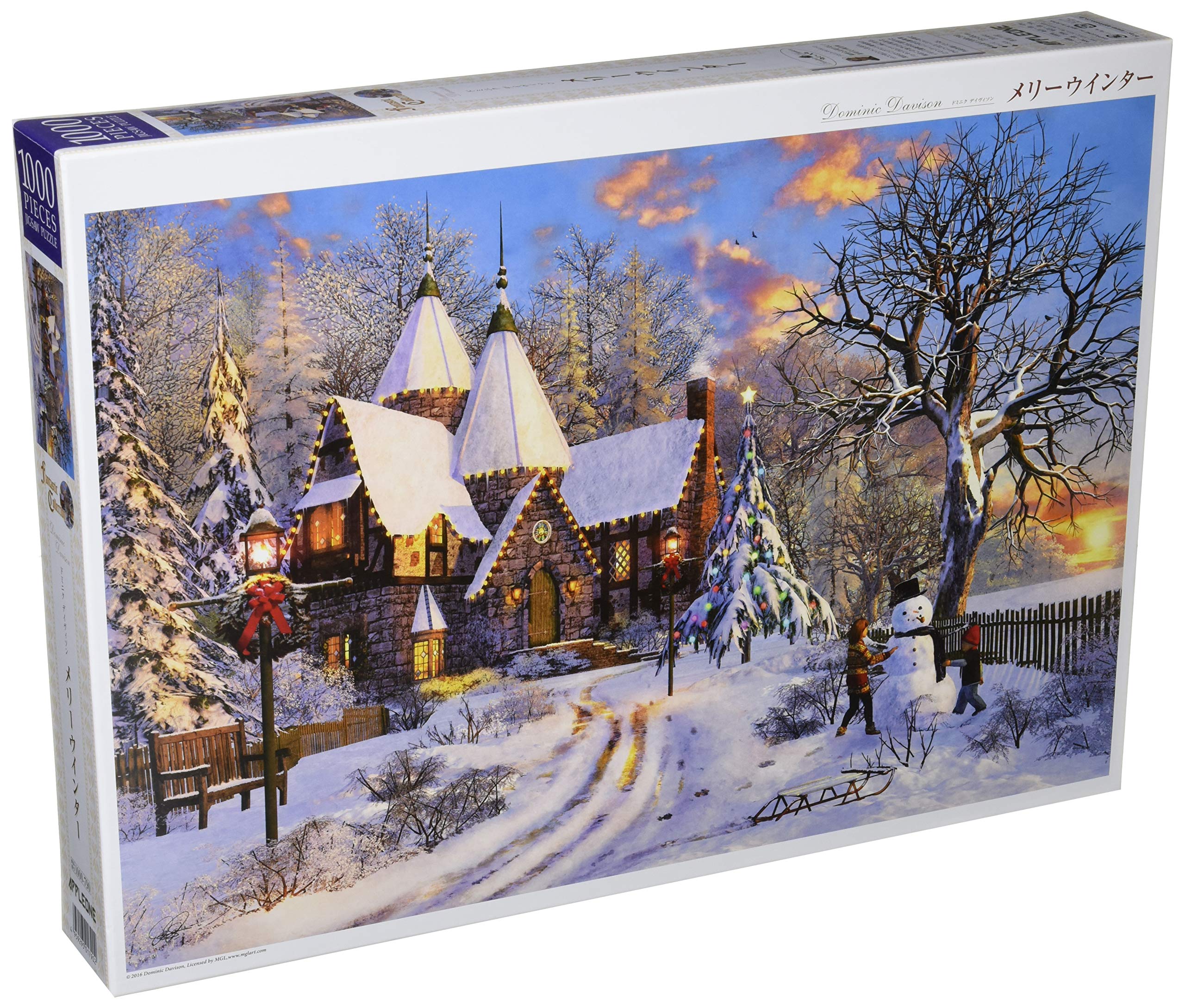 APPLEONE Merry Winter 1000 элементов x 50 пазл от Доминика Дэвисона Сделано в Японии (75 см) 1000-790
APPLEONE Merry Winter 1000 элементов x 50 пазл от Доминика Дэвисона Сделано в Японии (75 см) 1000-790
