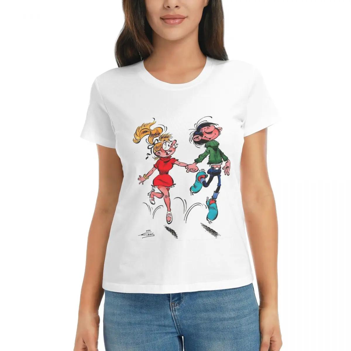 Women TShirt Gaston Lagaffe Big Ben Head Summer Short Sleeve Tees Crew Neck Cotton T Shirts Clothes Tops Streetwear S
Women TShirt Gaston Lagaffe Big Ben Head Summer Short Sleeve Tees Crew Neck Cotton T Shirts Clothes Tops Streetwear S