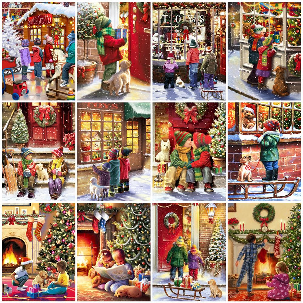 Christmas Kids and Puppy Canvas Painting Poster and Print Wall Art Decor Picture Living Room Bedroom Home Decor New Year Gift
Christmas Kids and Puppy Canvas Painting Poster and Print Wall Art Decor Picture Living Room Bedroom Home Decor New Year Gift