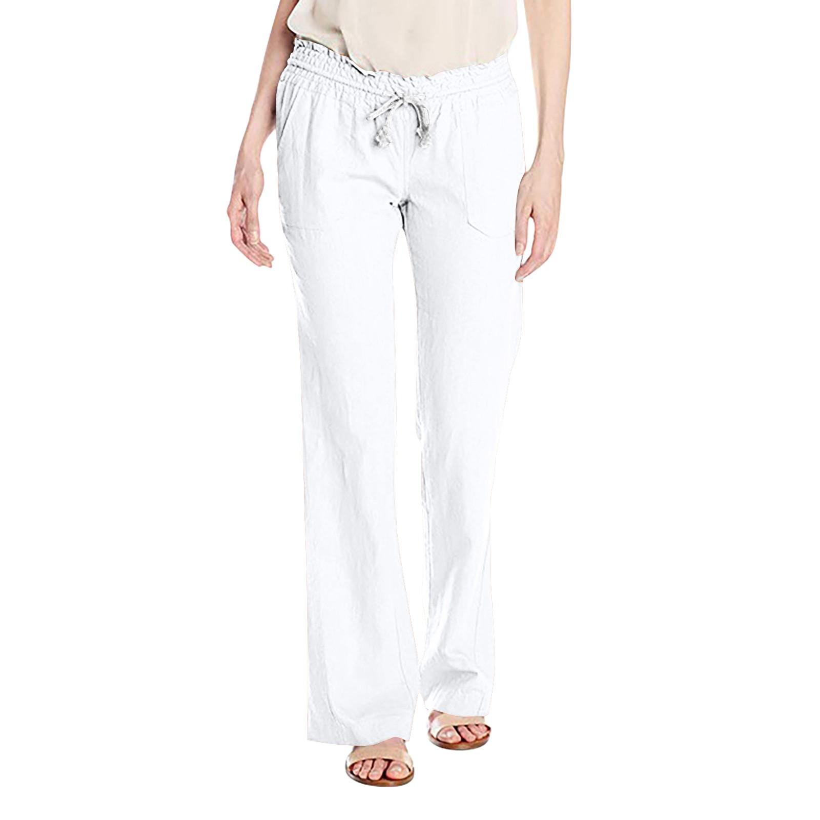 Новые женские брюки из мягкого хлопка и льна, однотонные свободные повседневные широкие брюки на шнуровке XL белый
Новые женские брюки из мягкого хлопка и льна, однотонные свободные повседневные широкие брюки на шнуровке XL белый
