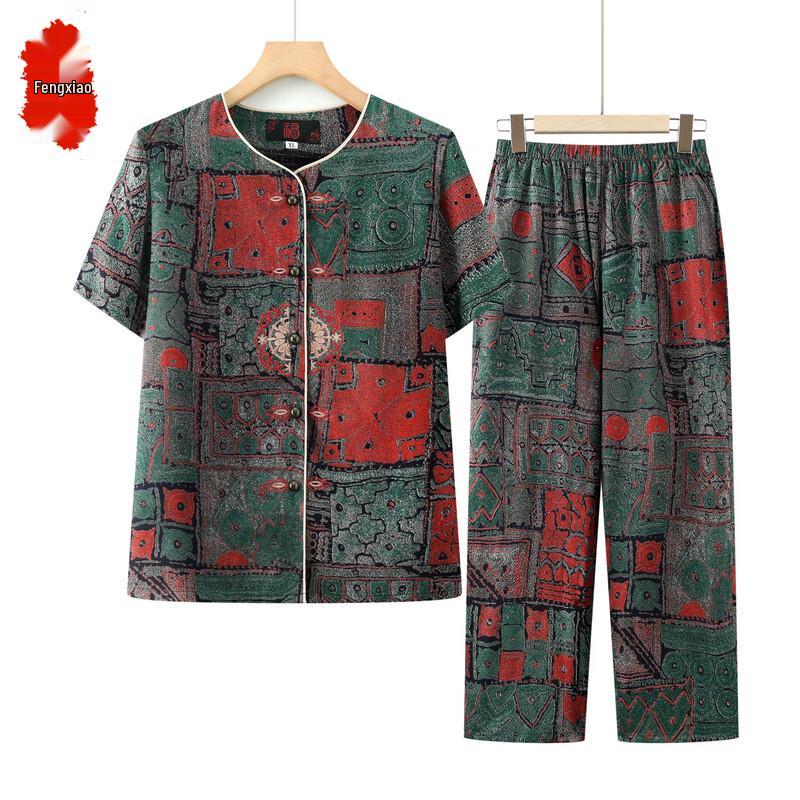 Fengxiao 2025 New Chinese Style Short-Sleeve Shirt Set for Elderly Women 2XL
Fengxiao 2025 New Chinese Style Short-Sleeve Shirt Set for Elderly Women 2XL
