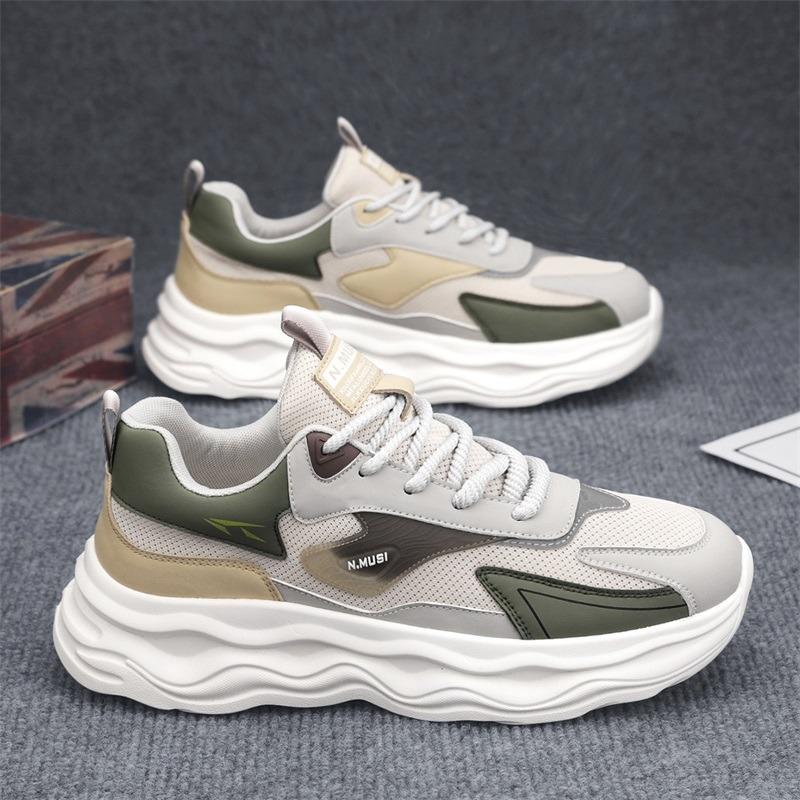 Men s Mesh Patchwork Chunky Sneakers Non-slip Platform Casual Dad Shoes 44 зелений
Men s Mesh Patchwork Chunky Sneakers Non-slip Platform Casual Dad Shoes 44 зелений