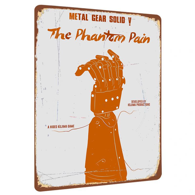 Metal Gear Solid V The Phantom Pain Постер Рука Робота Мистецтво Металева Бляшана Табличка для Ігрової Кімнати Настінний Декор 20x30cm(7.8x11.8inch)
Metal Gear Solid V The Phantom Pain Постер Рука Робота Мистецтво Металева Бляшана Табличка для Ігрової Кімнати Настінний Декор 20x30cm(7.8x11.8inch)