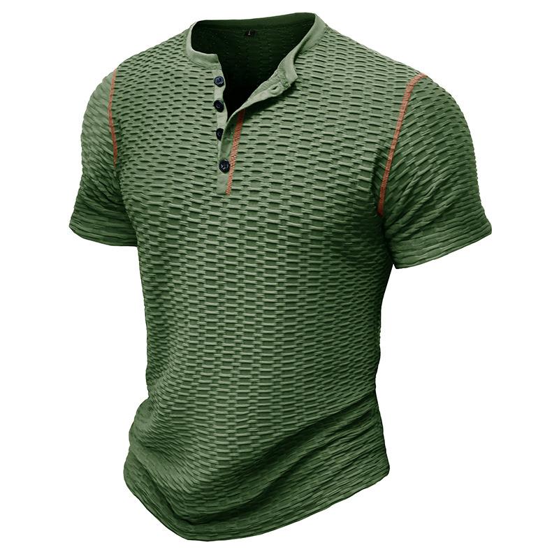 Summer New Men s Muscle Men Henry Shirt Fashion Men s Sports Fitness Breathable Short-sleeved T-shirt Tops XXXL
Summer New Men s Muscle Men Henry Shirt Fashion Men s Sports Fitness Breathable Short-sleeved T-shirt Tops XXXL