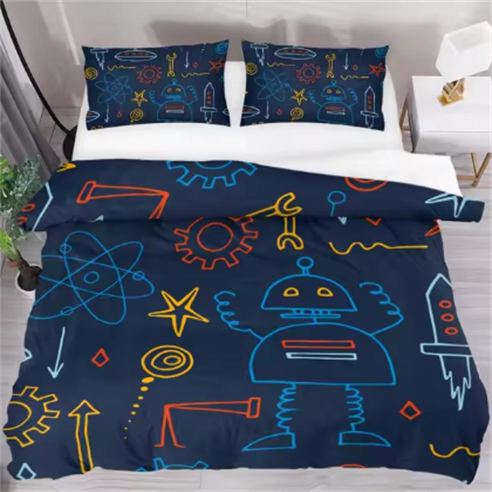 Aliens Children Duvet Cover Set UK Single Double Queen US Twin Full King Size Bed Set EU Single 135x200cm
Aliens Children Duvet Cover Set UK Single Double Queen US Twin Full King Size Bed Set EU Single 135x200cm