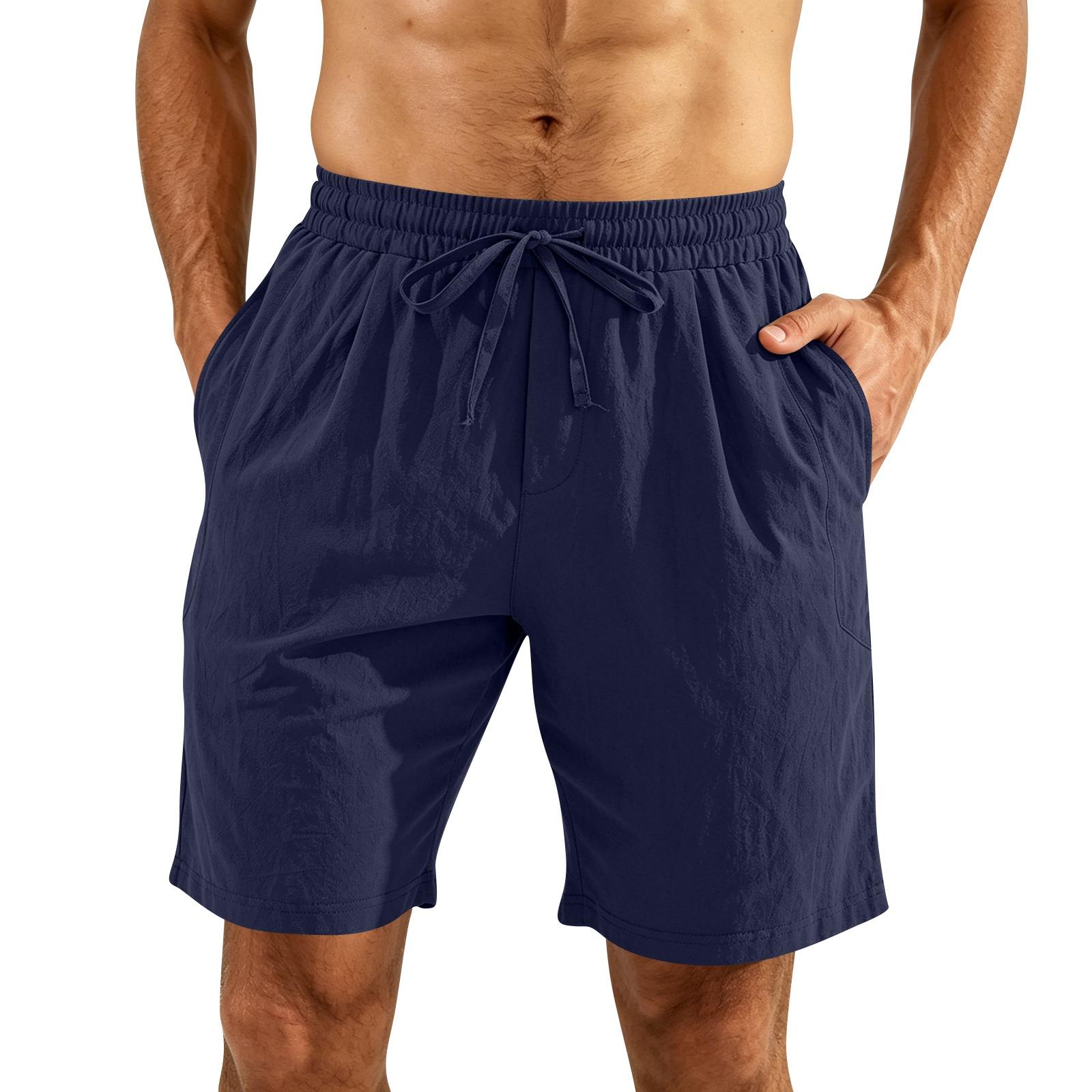 Men s Elastic Waist Drawstring Shorts Lightweight Breathable Casual Outdoor Running Gym Shorts with Pockets XL
Men s Elastic Waist Drawstring Shorts Lightweight Breathable Casual Outdoor Running Gym Shorts with Pockets XL