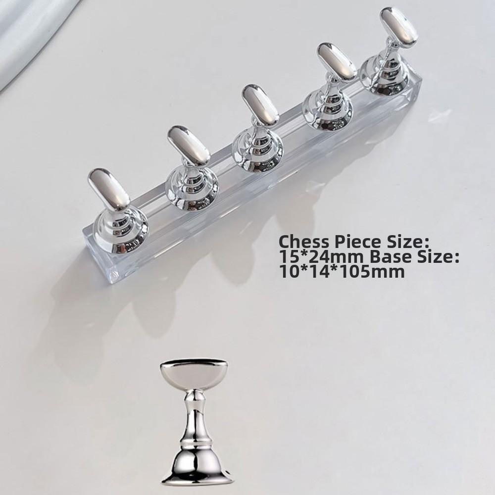 5Pcs Reusable Magnetic Nail Art Holder Multi-color Nail Training Holder Manicure Tools срібний
5Pcs Reusable Magnetic Nail Art Holder Multi-color Nail Training Holder Manicure Tools срібний