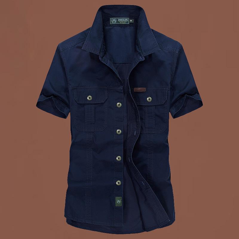 Summer New Men s Loose Lapel Shirt Solid Color Short-sleeved Shirt Mid-green Casual Men s Tops 5XL
Summer New Men s Loose Lapel Shirt Solid Color Short-sleeved Shirt Mid-green Casual Men s Tops 5XL
