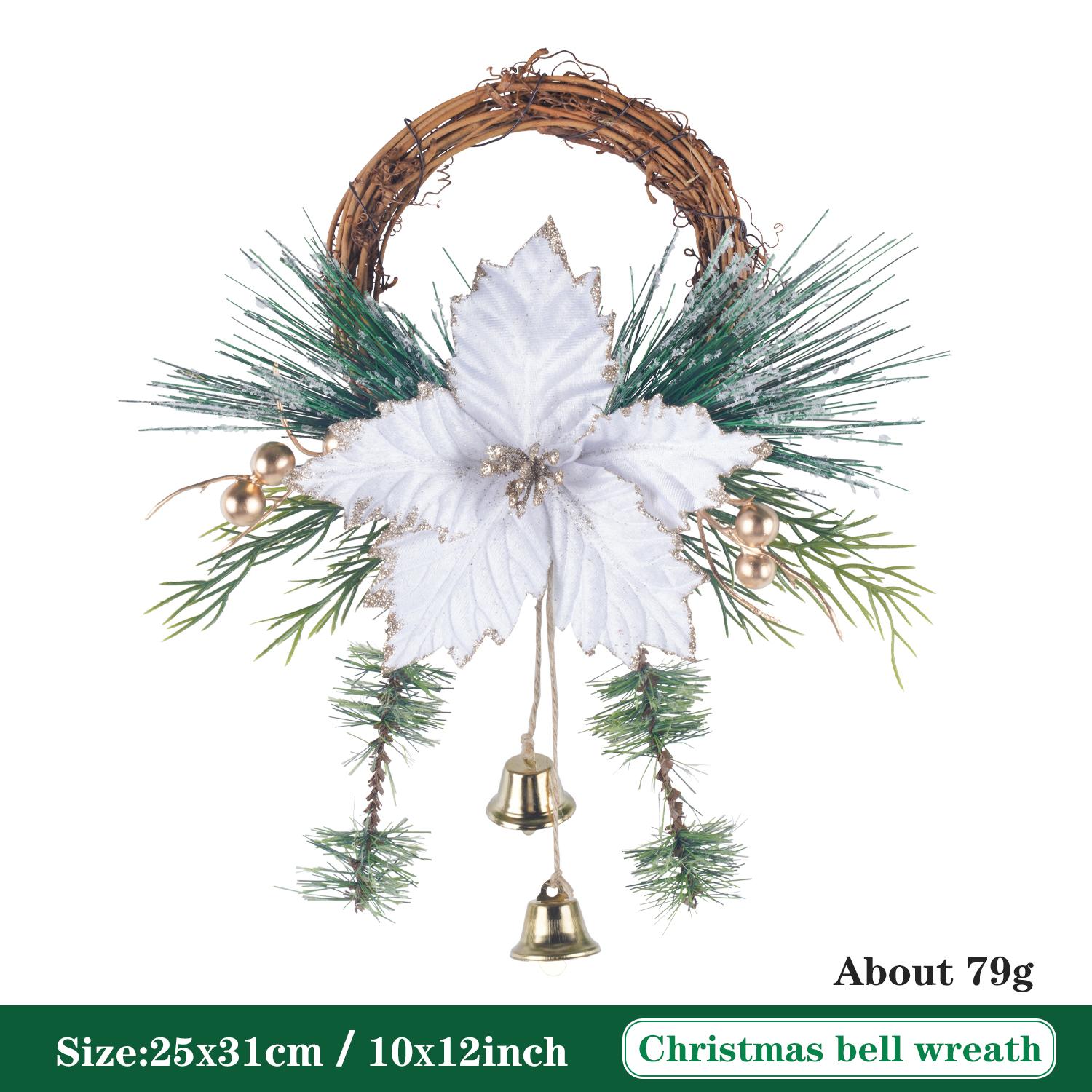 Christmas Wreaths for Front Door, Beautiful Door Wreath with Bow Acorn Pinecone Decor for Christmas New Year Gift Garlands 31x25cm
Christmas Wreaths for Front Door, Beautiful Door Wreath with Bow Acorn Pinecone Decor for Christmas New Year Gift Garlands 31x25cm