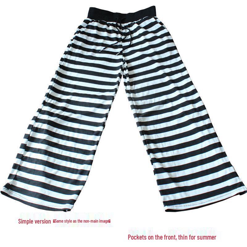 Women s Plus Size High-Waisted Striped Wide-Leg Pants - Casual Spring/Autumn, Floor-Length, Slimming Fit S (80-95 lbs)
Women s Plus Size High-Waisted Striped Wide-Leg Pants - Casual Spring/Autumn, Floor-Length, Slimming Fit S (80-95 lbs)