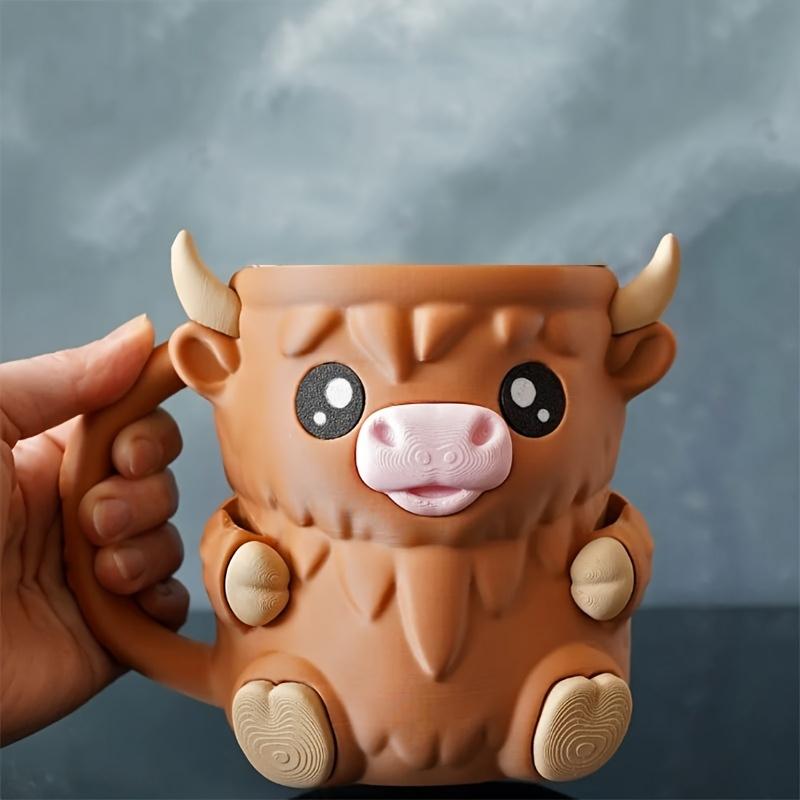 Reusable Highland Cow Ice Pint Holder W/ Snack Drawer & Handle 3d Printed Ice Cream Pint Containers Beer Can Sleeves Ideal Gifts коричневый
Reusable Highland Cow Ice Pint Holder W/ Snack Drawer & Handle 3d Printed Ice Cream Pint Containers Beer Can Sleeves Ideal Gifts коричневый