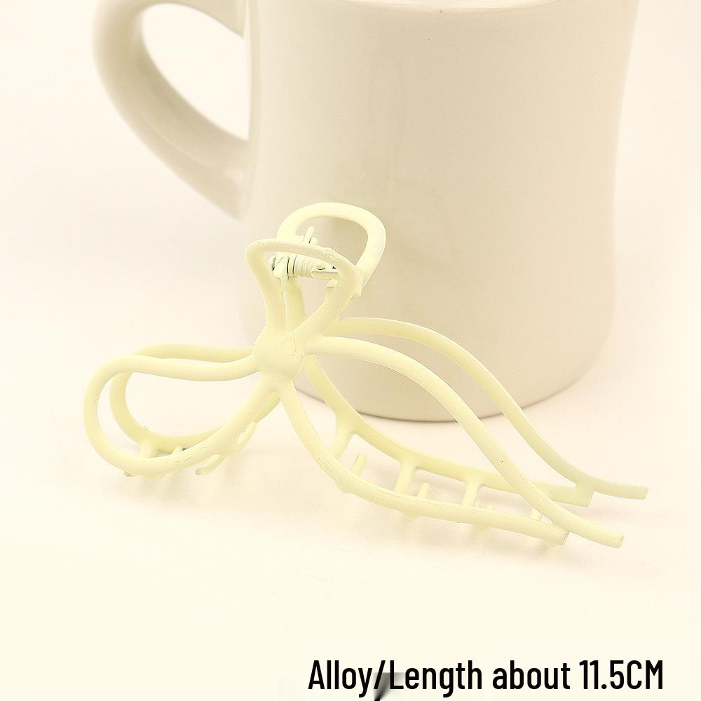 Осіння металева порожниста шпилька для волосся з бантом - Матова шпилька-акула в стилі Бай Лу бежевий
Осіння металева порожниста шпилька для волосся з бантом - Матова шпилька-акула в стилі Бай Лу бежевий