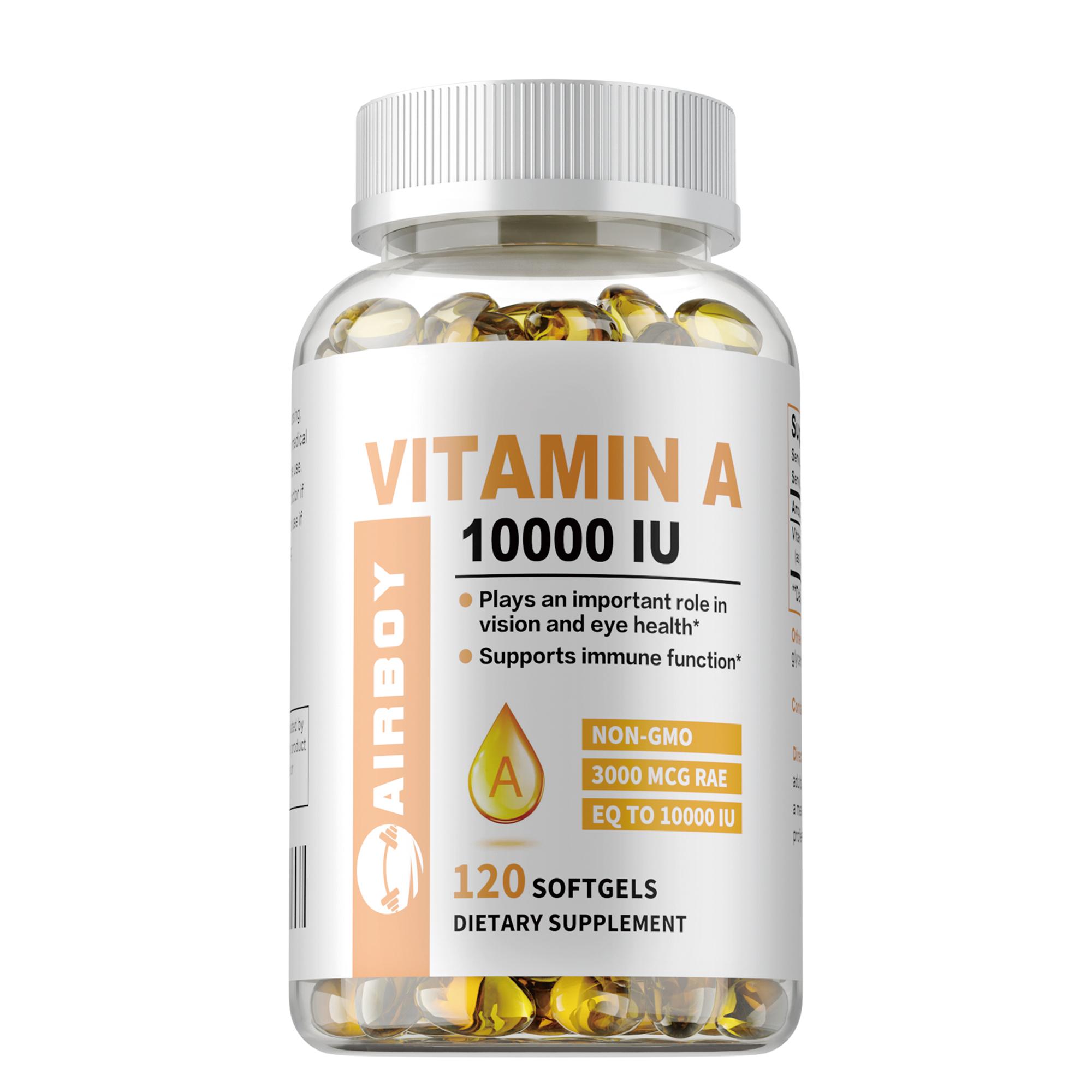 High-content Vitamin A softgels, protect clear vision, boost immunity, suitable for both men and women. 120
High-content Vitamin A softgels, protect clear vision, boost immunity, suitable for both men and women. 120