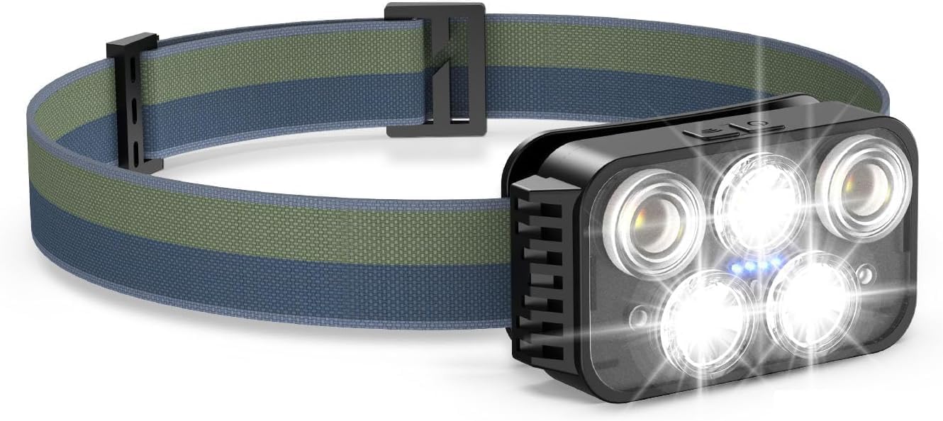 Фара USB Перезаряджається промисловість Новий Znines Світлодіодна фара високої яскравості Червоний білий світло Розпізнавання жестів 900 мАг Відкритий SOS голова Водонепроникний і
Фара USB Перезаряджається промисловість Новий Znines Світлодіодна фара високої яскравості Червоний білий світло Розпізнавання жестів 900 мАг Відкритий SOS голова Водонепроникний і