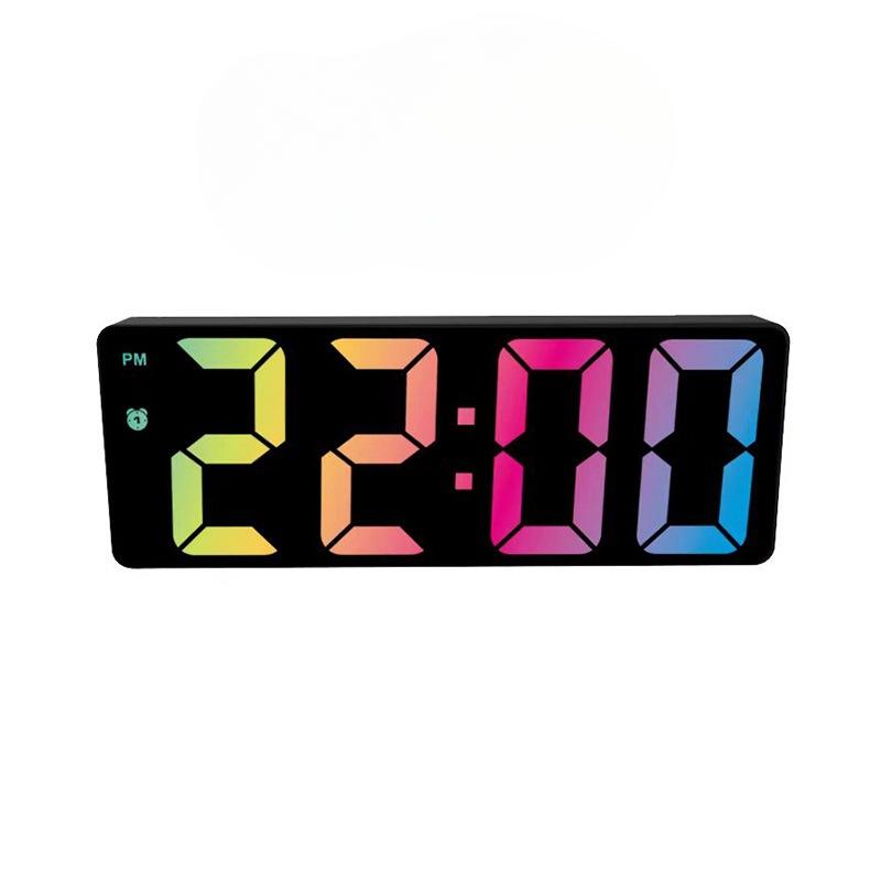 Цветной шрифт Будильник Прикроватные часы Большой экран Крупный шрифт Электронные часы
Цветной шрифт Будильник Прикроватные часы Большой экран Крупный шрифт Электронные часы