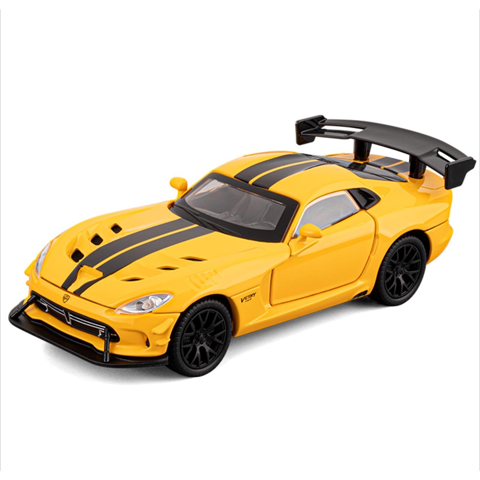 1/32 Dodge Viper ACR SRT Alloy Sports Car Model Diecasts Metal Track Racing Vehicles Car Model Sound Light Simulation Kids Gifts жёлтый
1/32 Dodge Viper ACR SRT Alloy Sports Car Model Diecasts Metal Track Racing Vehicles Car Model Sound Light Simulation Kids Gifts жёлтый
