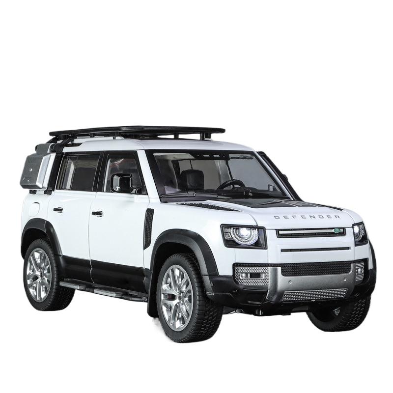 1/18 масштаб Land Rover Defender внедорожник литой большой размер масштабная модель автомобиля литой металл звук и свет коллекция детские игрушечные транспортные средства подарки белый
1/18 масштаб Land Rover Defender внедорожник литой большой размер масштабная модель автомобиля литой металл звук и свет коллекция детские игрушечные транспортные средства подарки белый