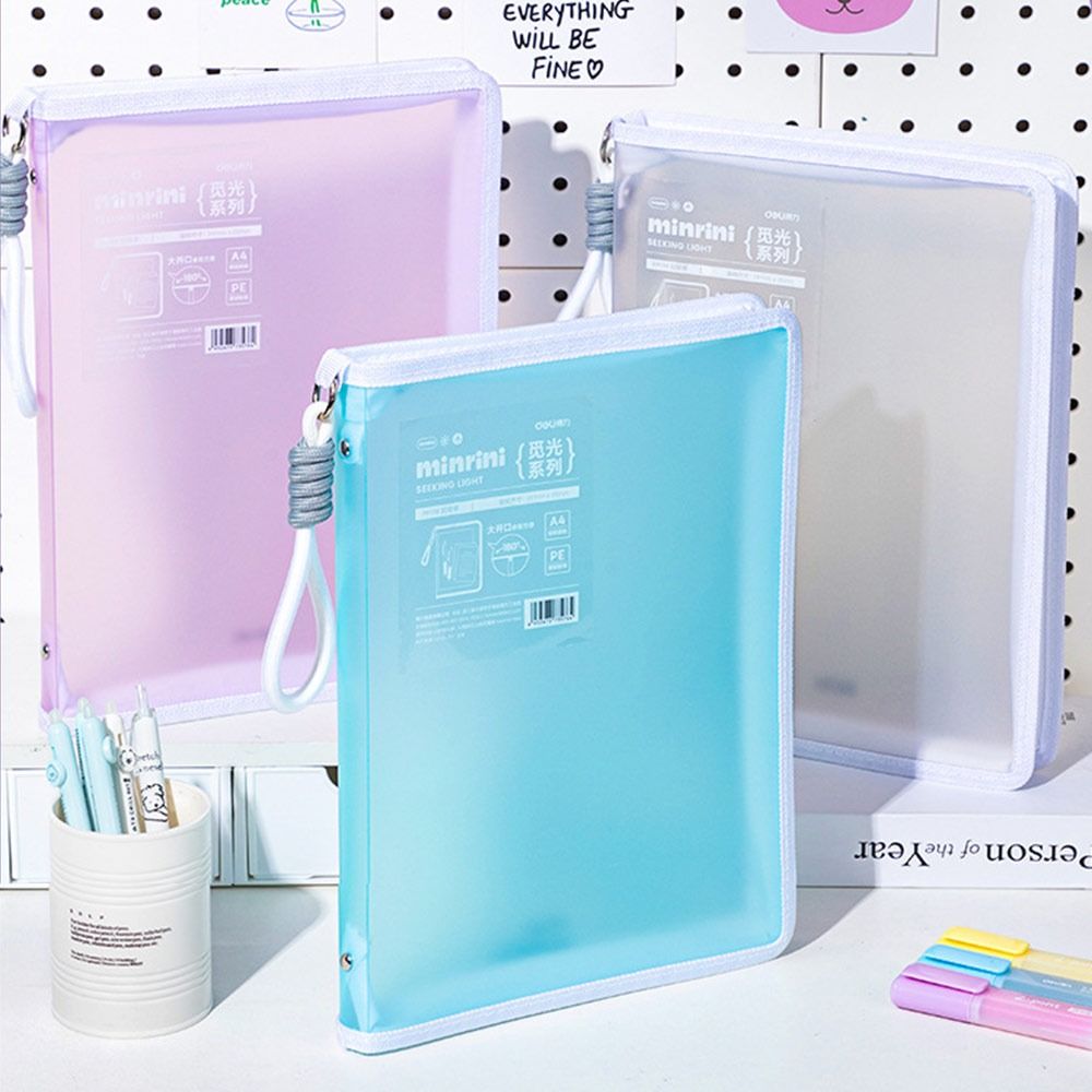 Transparent Colored File Bag A4 Zipper Handbag Gifts Test Paper Storage Bags фіолетовий
Transparent Colored File Bag A4 Zipper Handbag Gifts Test Paper Storage Bags фіолетовий