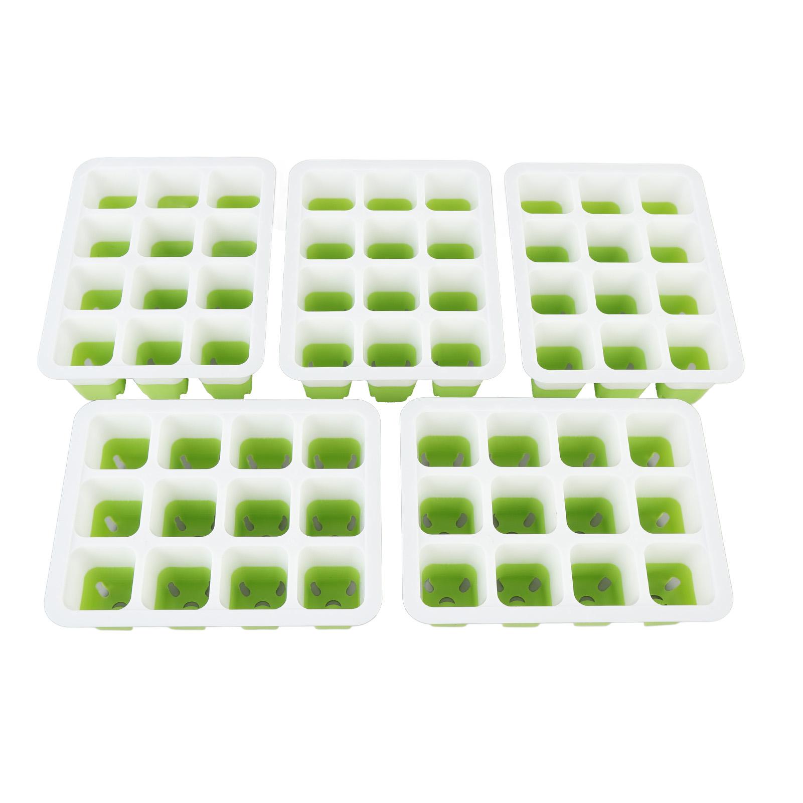 5 Pcs Plant Starting Tray Silicone Reusable Pop Out Cells Indoor Plant Germination Tray for Vegetables Fruits Flowers
5 Pcs Plant Starting Tray Silicone Reusable Pop Out Cells Indoor Plant Germination Tray for Vegetables Fruits Flowers
