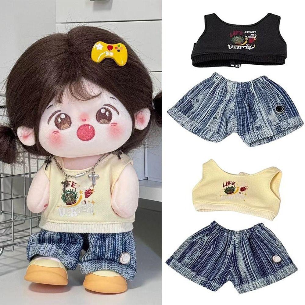 20cm Miniature Vest Pants Set Replacement Outfit Doll Couples Dress Suit Cotton Stuffed Doll чорний
20cm Miniature Vest Pants Set Replacement Outfit Doll Couples Dress Suit Cotton Stuffed Doll чорний