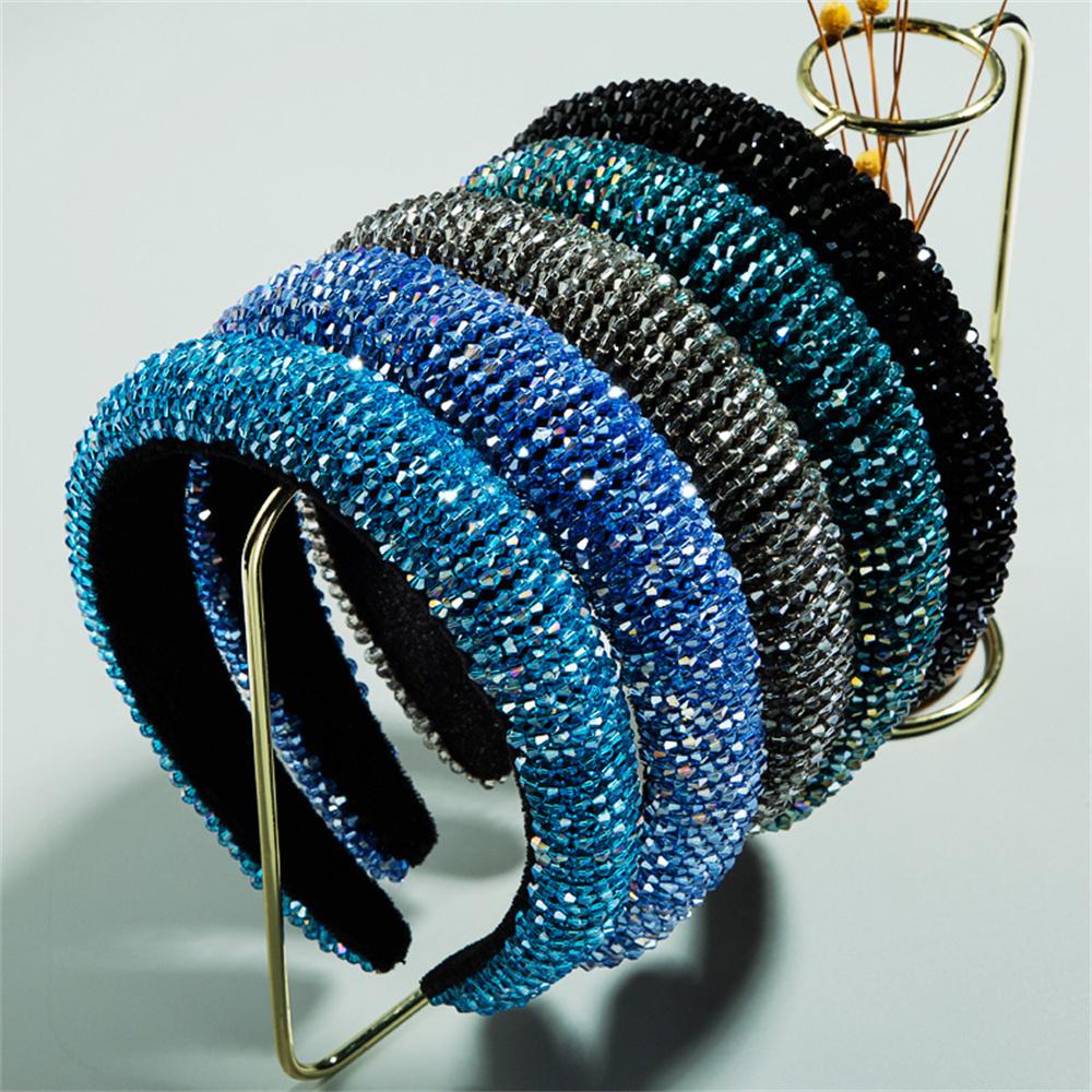 Solid Crystal Beads Hairbands For Women Girls Hair Hoop Headwear Fashion Clolorful Handmade Headbands Female Hair bands
Solid Crystal Beads Hairbands For Women Girls Hair Hoop Headwear Fashion Clolorful Handmade Headbands Female Hair bands