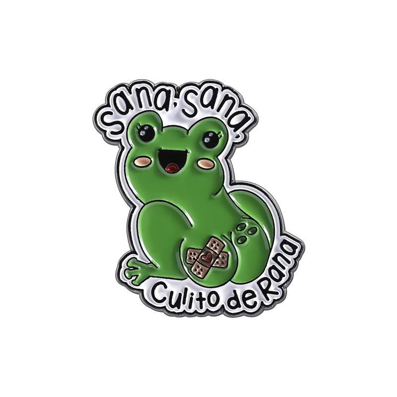 Culture of Spain Enamel Pin Sana Sana Colita De Rana Cute Frog Brooch Lapel Badge Lapel Badge Funny Lat Mexican Mom Jewelry Gift
Culture of Spain Enamel Pin Sana Sana Colita De Rana Cute Frog Brooch Lapel Badge Lapel Badge Funny Lat Mexican Mom Jewelry Gift