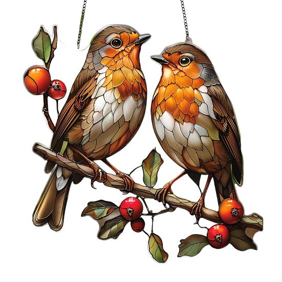 Красочная птица Акриловое подвесное украшение для дома, улицы, сада, двора, окна, стены. Подвеска в виде птицы с эффектом витража. Ловец солнца. Табличка. 15cm B
Красочная птица Акриловое подвесное украшение для дома, улицы, сада, двора, окна, стены. Подвеска в виде птицы с эффектом витража. Ловец солнца. Табличка. 15cm B