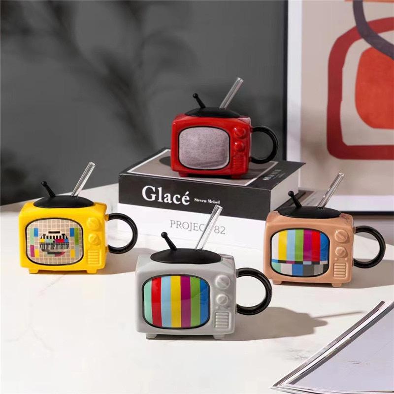 Creative Personalized Ceramic Cup With Lid Straw Mug Cup Nostalgic Relief Tv Modeling Water Cup 401-500ml
Creative Personalized Ceramic Cup With Lid Straw Mug Cup Nostalgic Relief Tv Modeling Water Cup 401-500ml