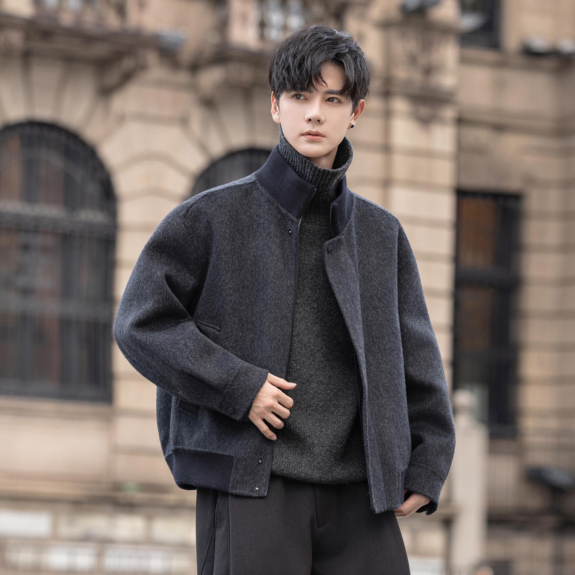 Men’s Double-Faced Wool Jacket - 2026 Winter Thick Stand-Up Collar Short Coat XXXL for 195-200 jin
Men’s Double-Faced Wool Jacket - 2026 Winter Thick Stand-Up Collar Short Coat XXXL for 195-200 jin